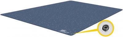 Electrostatic Dissipative Chair Floor Mat Signa ED Black Blue 1.22 x 1.5 m x 3 mm Antistatic ESD Rubber Floor Covering
